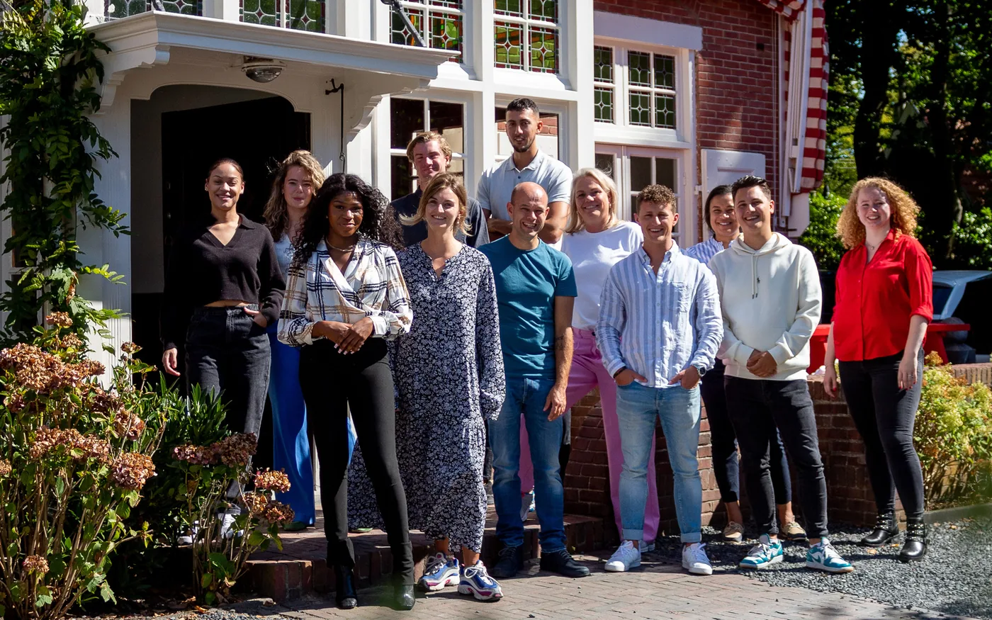Teamfoto voor een opdrachtgever