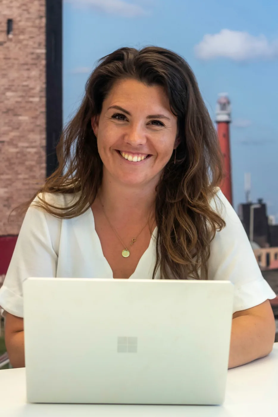 Werken met een laptop